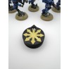 3 mini counters (0–14 lives/wounds), compatible with Warhammer Chaos