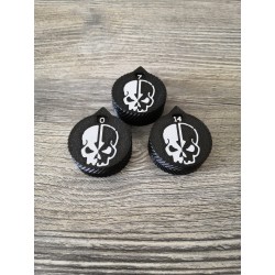 3 mini counters (0–14 lives/wounds), compatible with Warhammer Skull