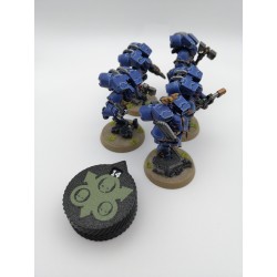 3 mini-tellers van 0 tot 14 levens/verwondingen, compatibel met Warhammer Death Guard