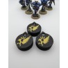 3 Mini-Zähler (0 bis 14 Leben/Verletzungen), kompatibel mit Warhammer: Emperor Children