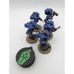 3 mini contatori da 0 a 14 punti vita/ferite, compatibili con Warhammer Necron