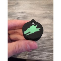 3 minicontadores de 0 a 14 vidas/heridas, compatibles con Warhammer Salamanders